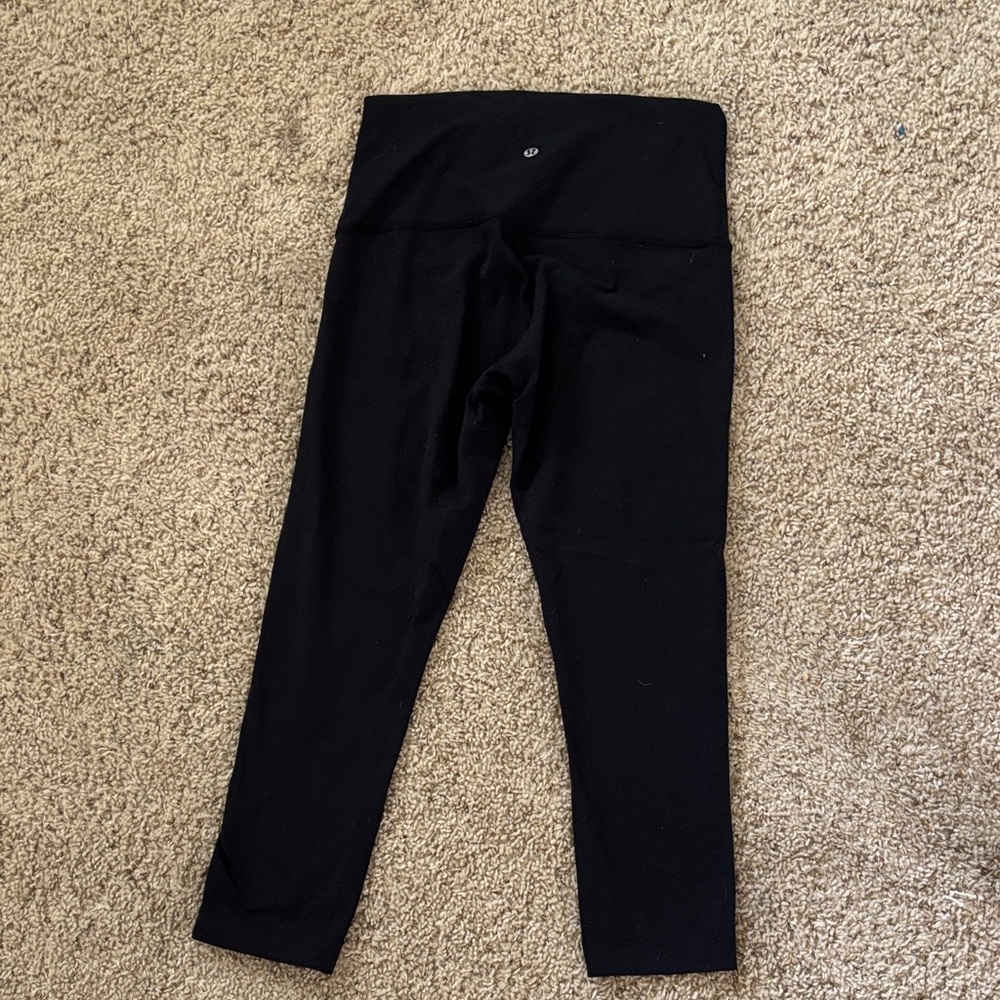 lululemon athletica Black Leggings cropped